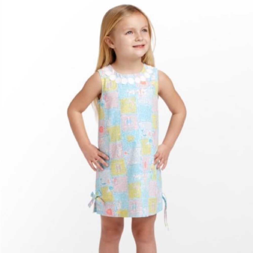 Lilly Pulitzer Girls Horoscope Print Dress 10 Leo Gemini Aquarius